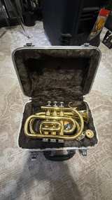 Davidsen Pocket Trumpet Bb Gold Lacquer - Image 3