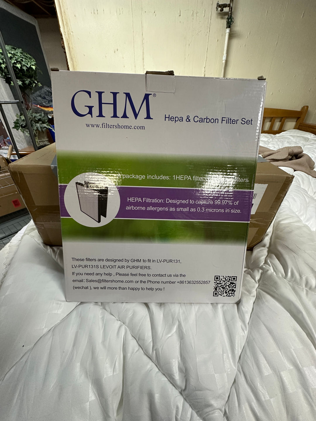 GHM Hepa & Carbon Filter Set for Levoit LV-PUR131