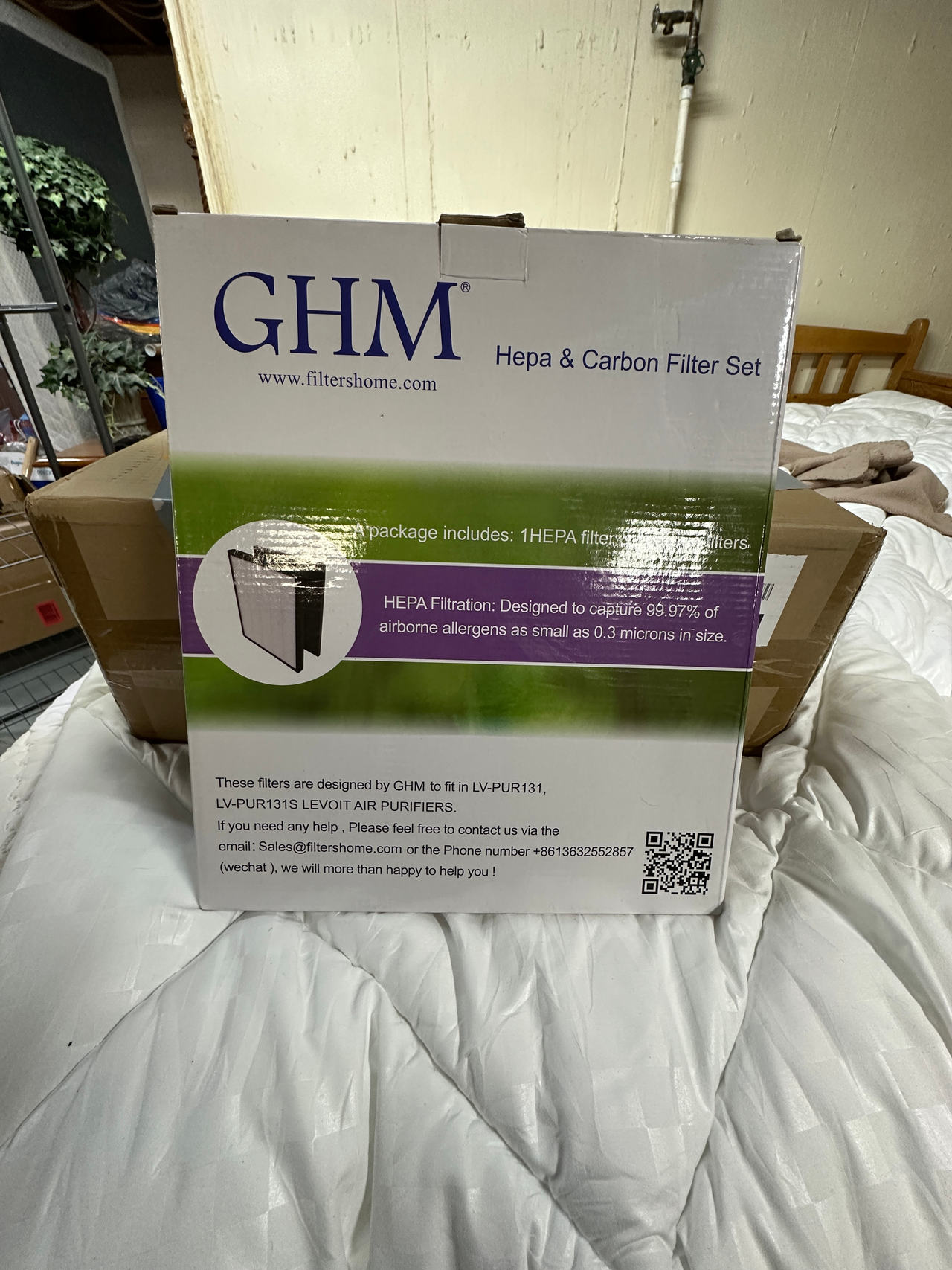 GHM Hepa & Carbon Filter Set for Levoit LV-PUR131