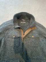 Eddie Bauer Black Gray Heathered Knit Jacket - Image 1