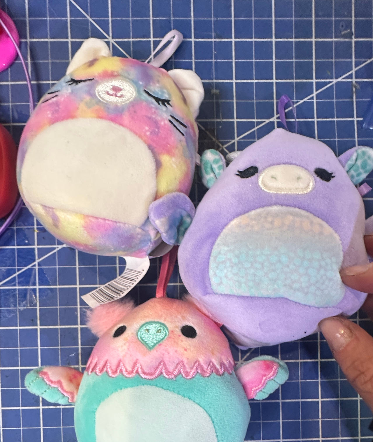 Squishmallows 3.5"  Clips Bundle 3 pcs.