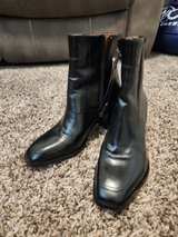 Franco Sarto Black Leather Ankle Boots - Image 2