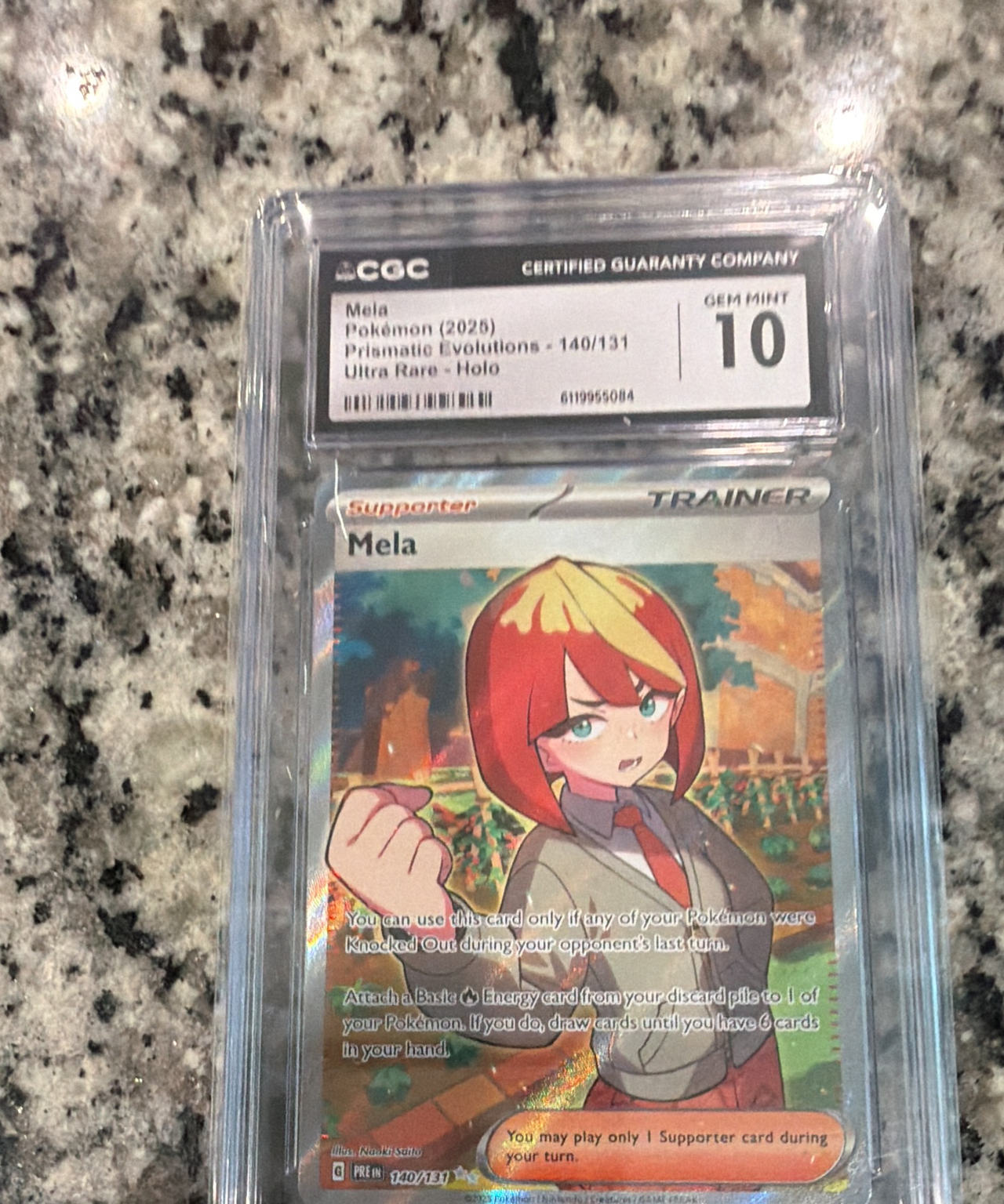 Pokémon Mela 140/131 Prismatic Evolutions CGC 10 Gem Mint