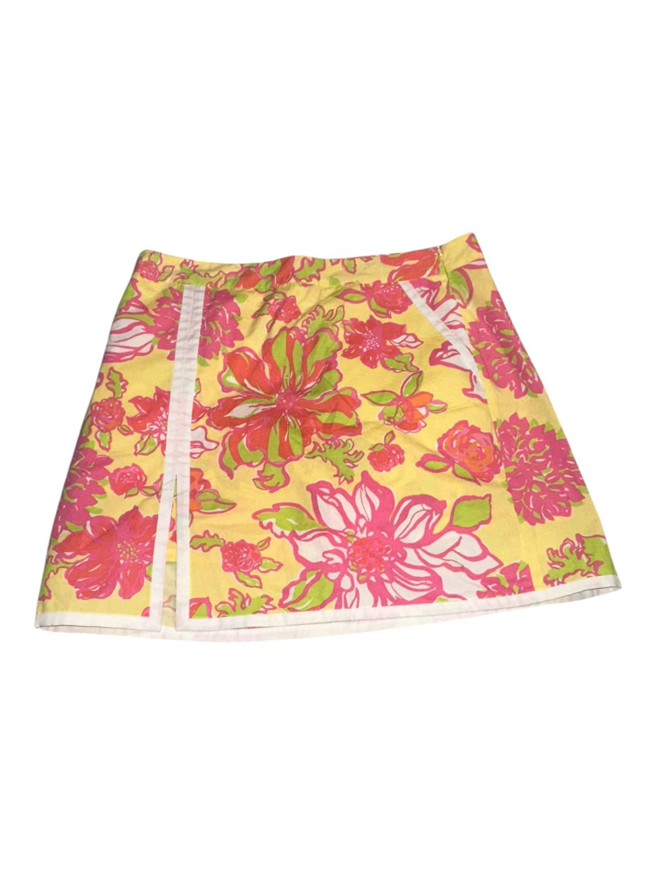 Lilly Pulitzer Madison Skort Floral Print Size 14