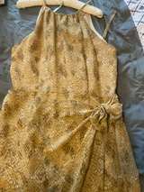 Halter Neck Snakeskin Print Draped Dress - Image 8