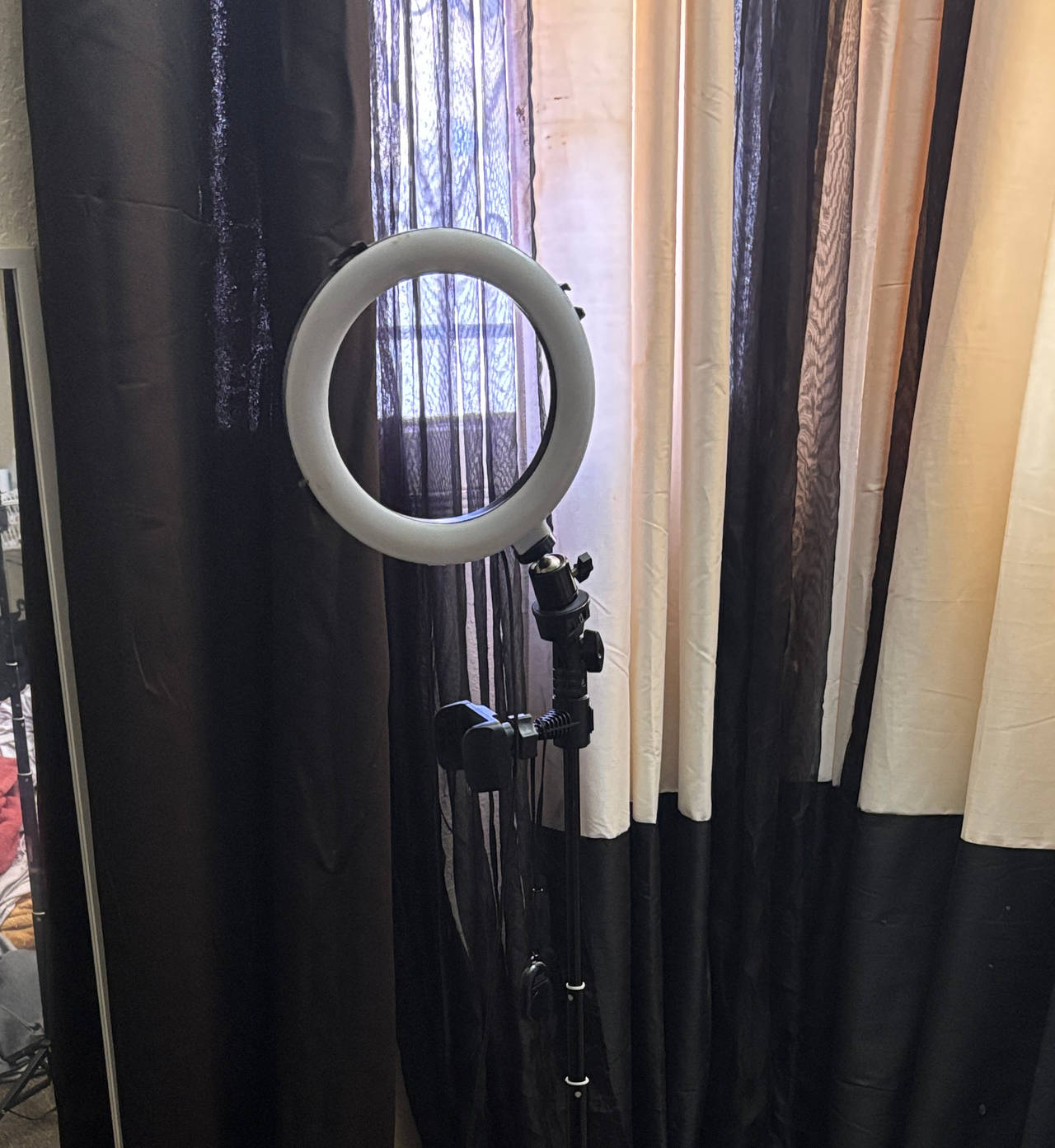 10-inch LED Ring Light with Tripod Stand