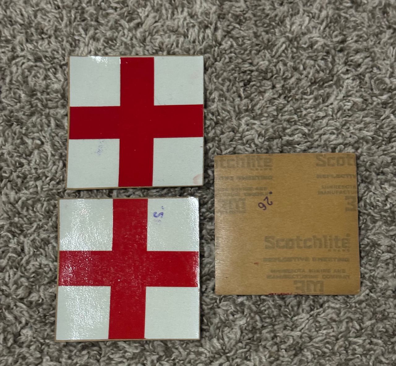 Vintage 3M Scotchlite Reflective Decals