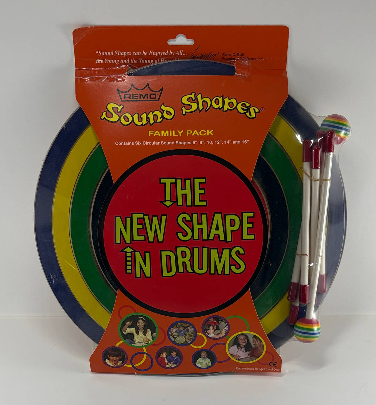 Remo Sound Shapes Family Pack 6-Piece Drum Set