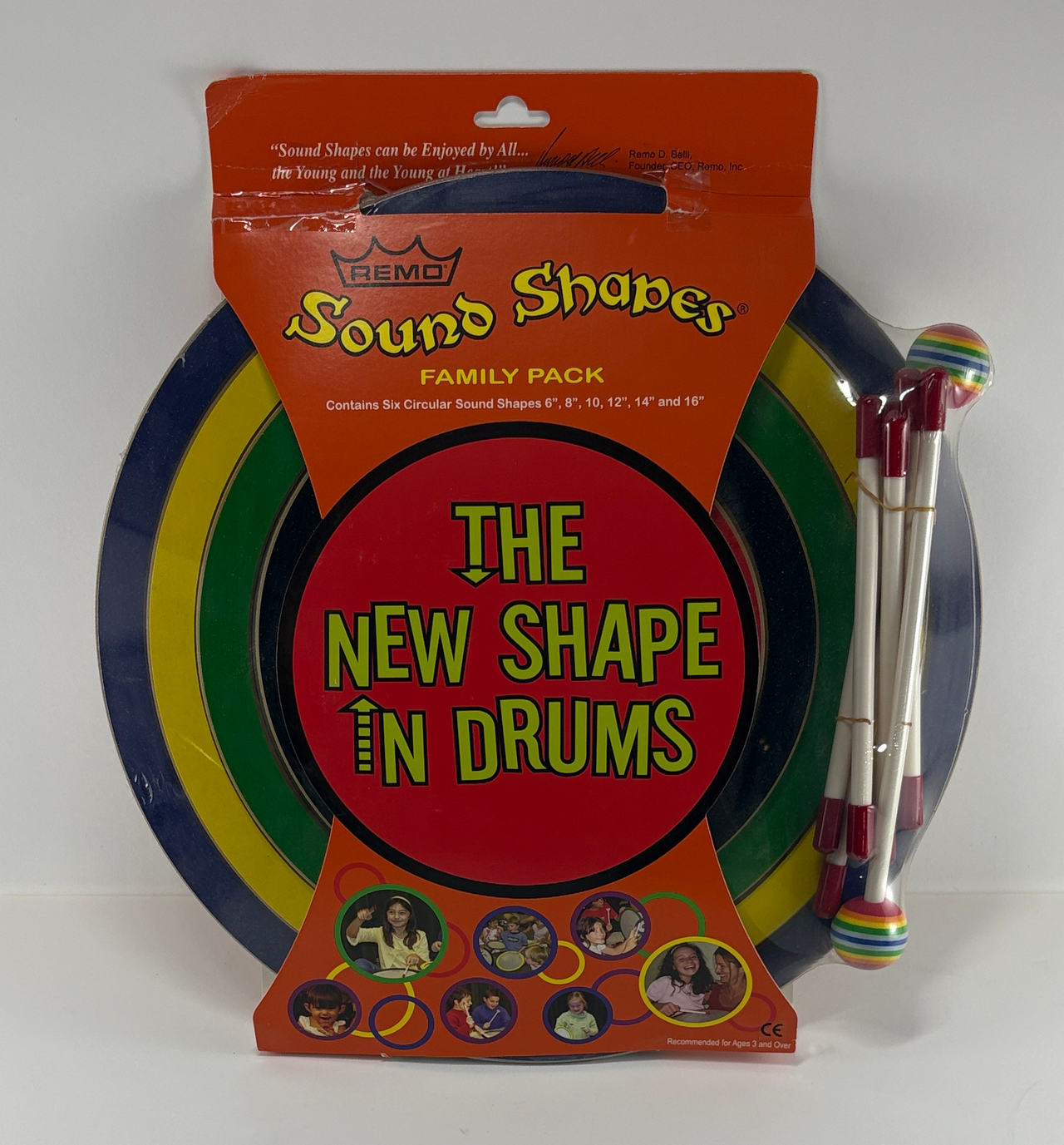 Remo Sound Shapes Family Pack 6-Piece Drum Set