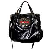 Gucci Britt Web Tote Black - Image 1