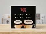 Rolling Stone Professionals Tunable Wood Bongo Drum Set - Image 2