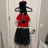 Disney Minnie Mouse Costume  hooded ears Dress girls size XG (14-16) - Image 1