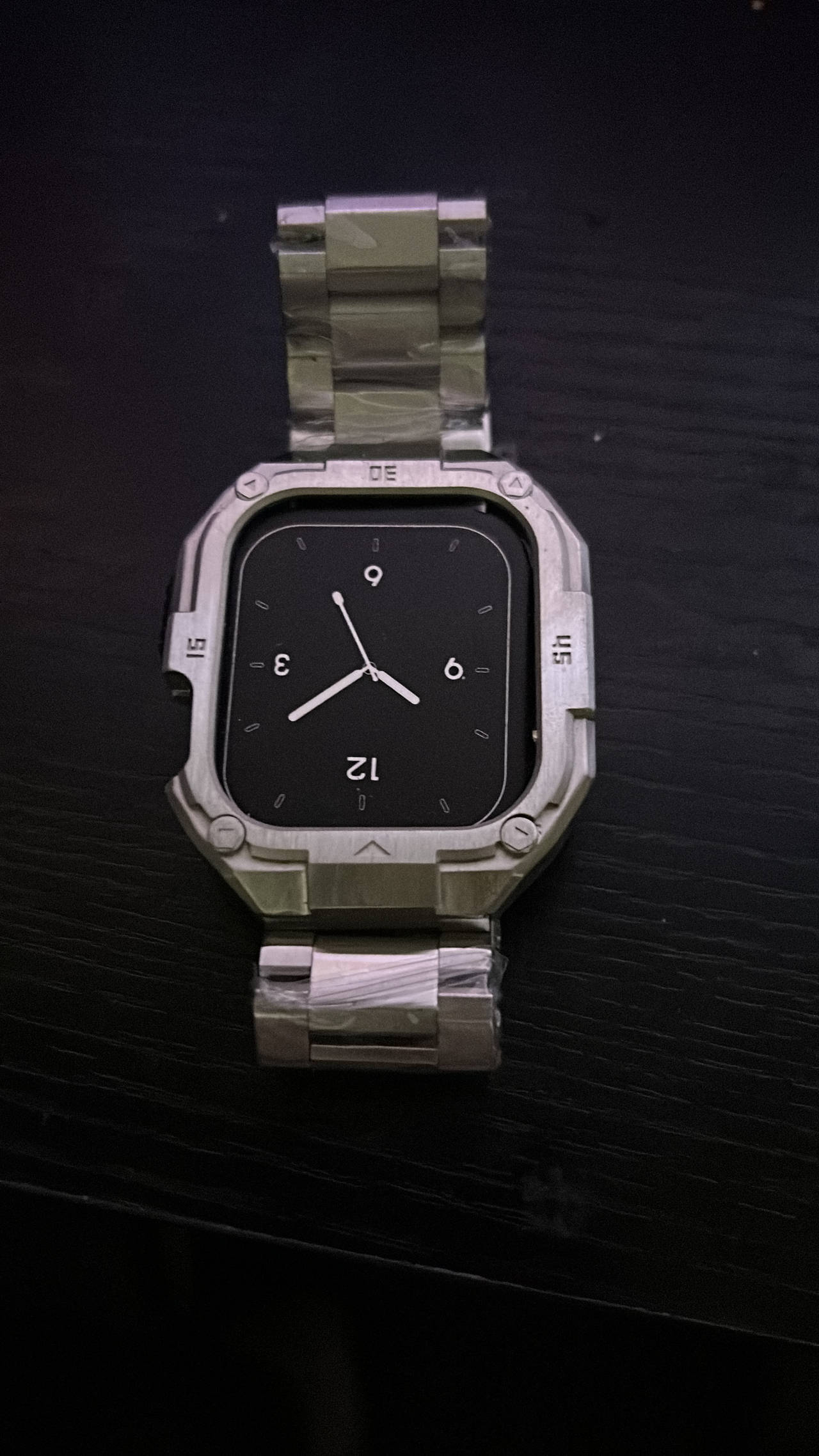 Stainless Steel Rugged Case and Band for Apple Watch