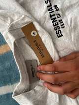 Fear of God Essentials T-Shirt and Shorts Set Light Heather Oatmeal - Image 4