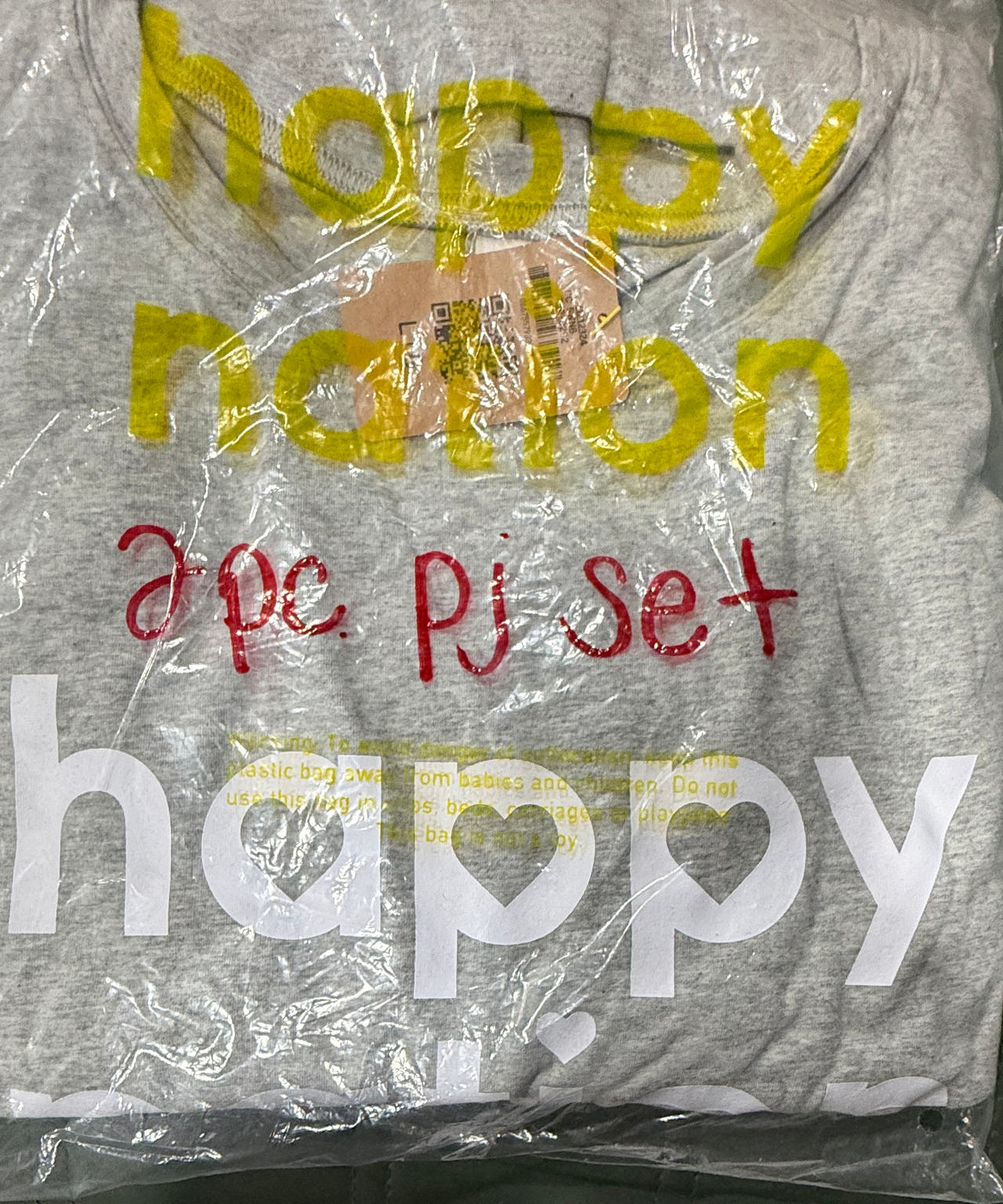 NEW Large Happy Nation 2-Piece PJ Set size 12 girls