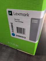Lexmark 24B6512 Cyan Toner Cartridge - Image 1