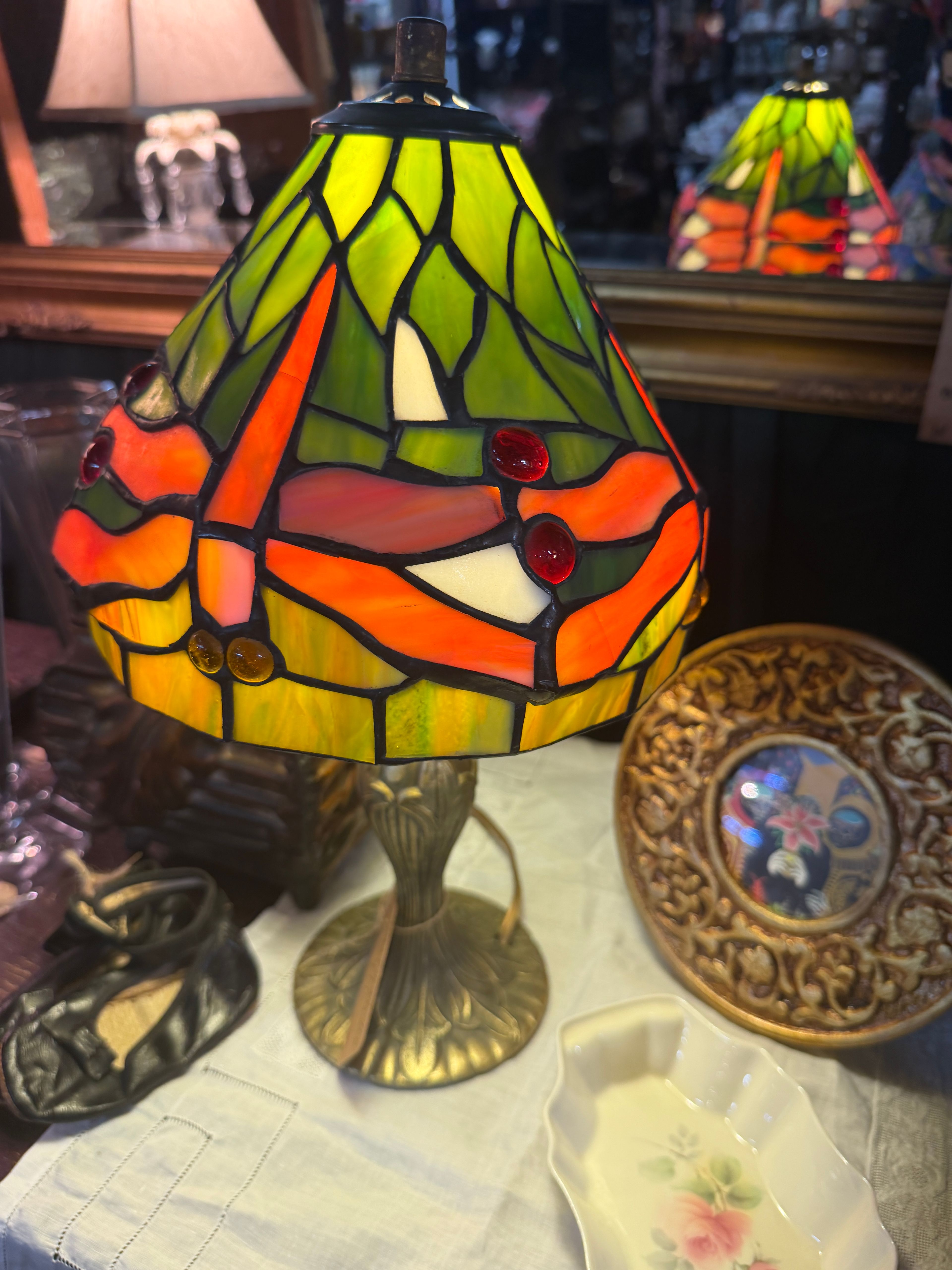 Tiffany-Inspired Dragonfly Table Lamp - Junkee Reno - Danielle’s Booth - Image 2