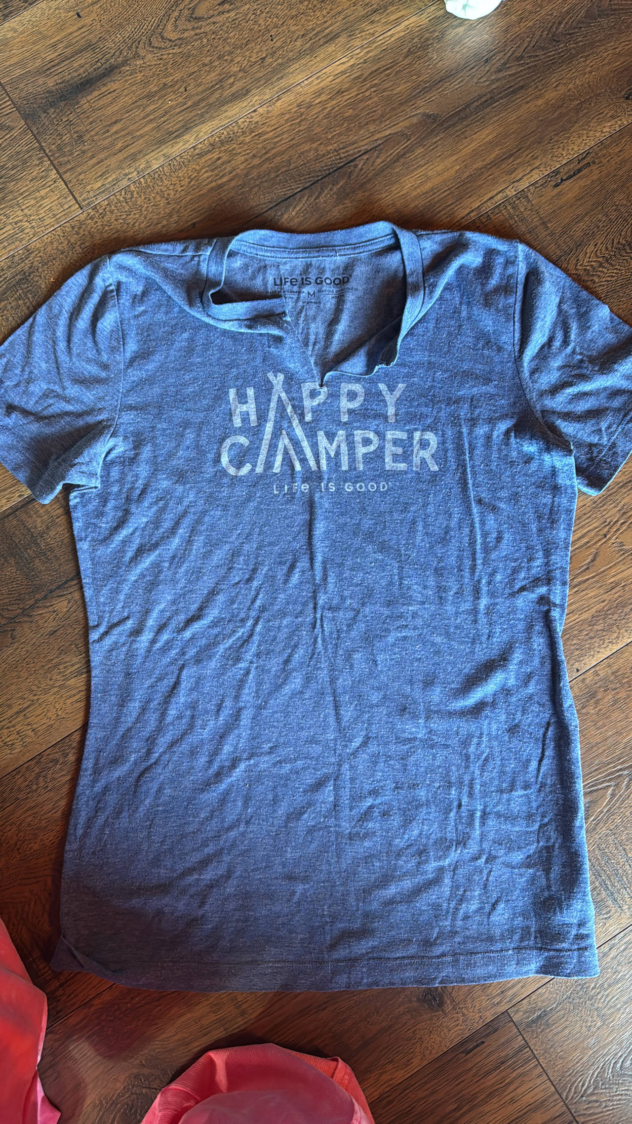 Life is Good Women's Happy Camper Crusher Tee