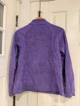 Columbia Benton Springs Women's Lavender Fleece Full Zip Jacket XL - Image 5