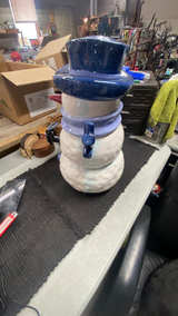 Ceramic Snowman Beverage Dispenser - Image 3