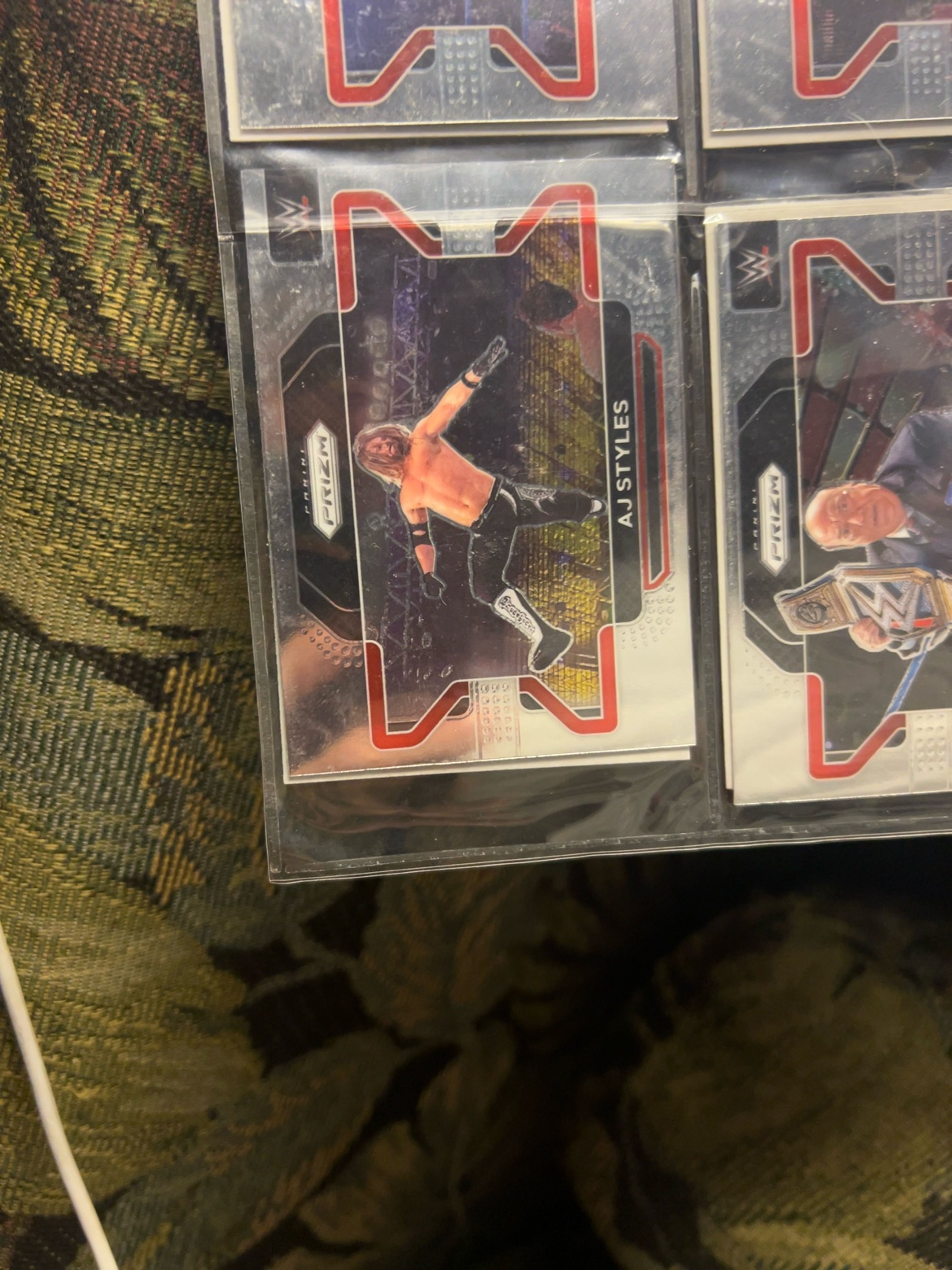 Panini 2022 AJ Styles Prizm WWE #7 Trading Card