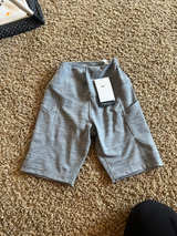 Nike Go Women's Firm-Support High-Waisted 8" Biker Shorts with Pockets nwt small - Image 1
