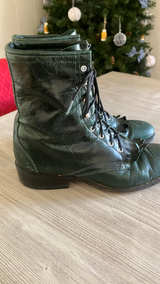 Laredo Women's Kiltie Logger Boots Dark Emerald Green 8 1/2M - Image 3