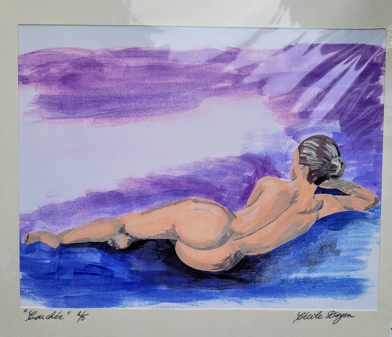 Cécile Doyen "Couchée" Limited Edition Print 2/5