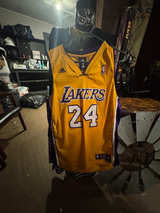 Los Angeles Lakers Kobe Bryant Jersey Signed by Pau gasol in charlotte at a game - Image 1