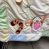 Disney Baby Winnie the Pooh Plush Patchwork Baby Blanket 45x36 Pastel Yellow - Image 7