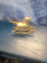 Vintage Brass Rocking Horse Figurine - Image 2