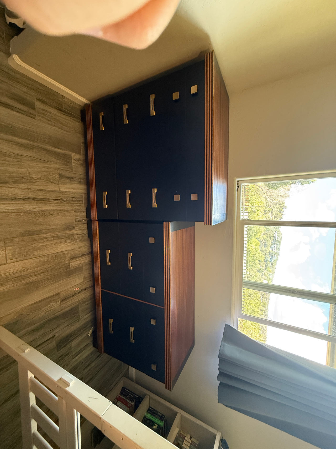 L-shaped Wooden Dresser, 2 piece