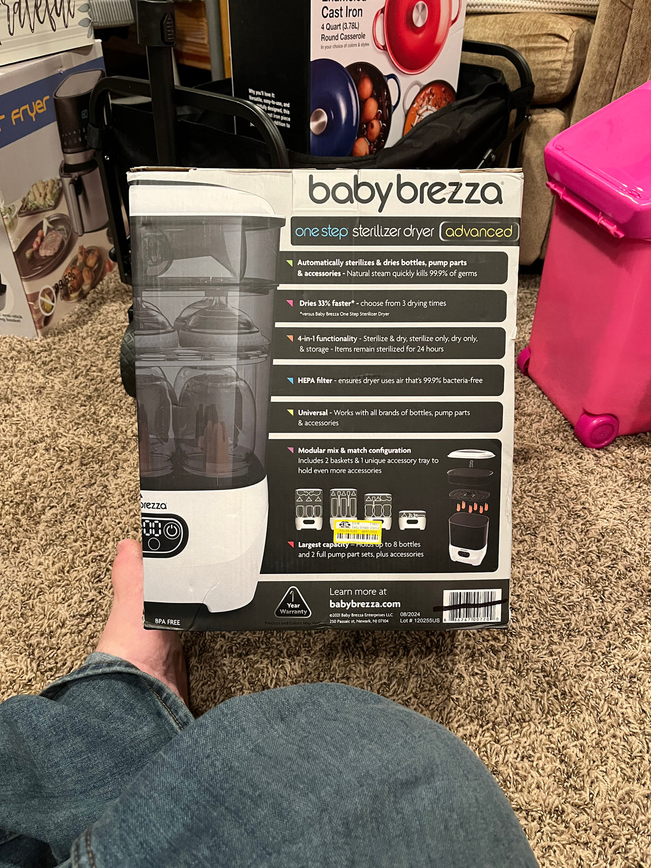 Baby Brezza One Step Sterilizer Dryer Advanced
