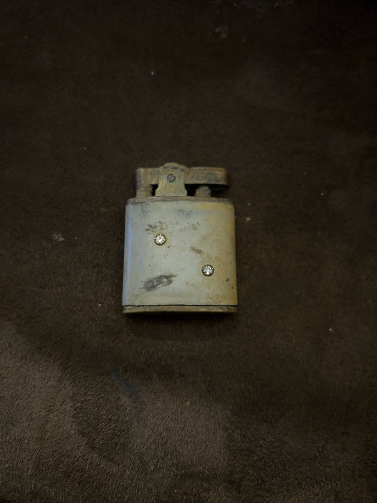Clark Lift Arm Pocket Lighter 18K Gold Plated (1926)