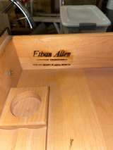 Vintage Ethan Allen Hitchcock Style Writing Desk and Chair - Image 5