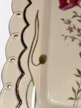 Lenox Poppies on Pink Rectangular Serving Tray - Image 6