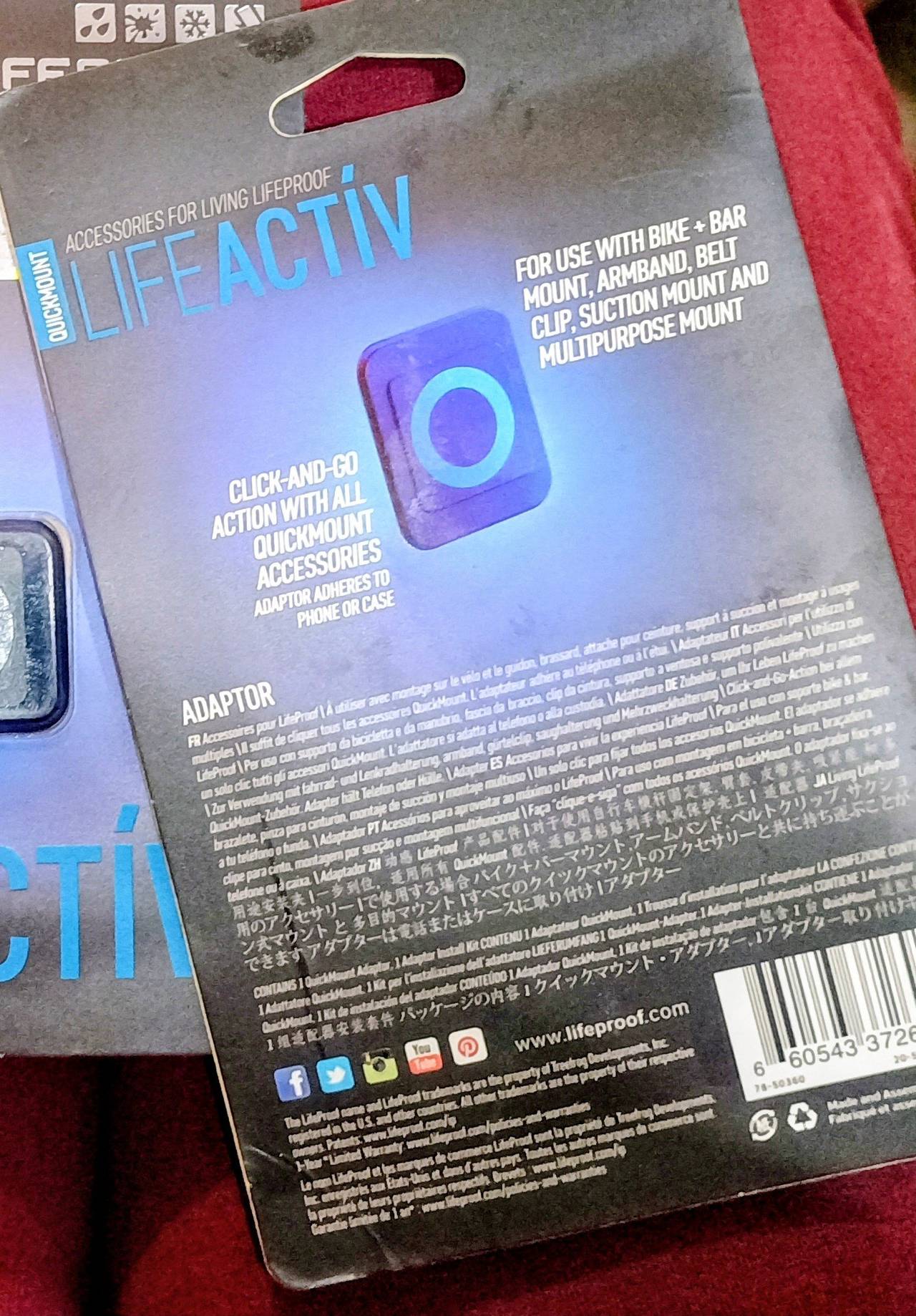 LifeProof LifeActiv QuickMount Adaptor
