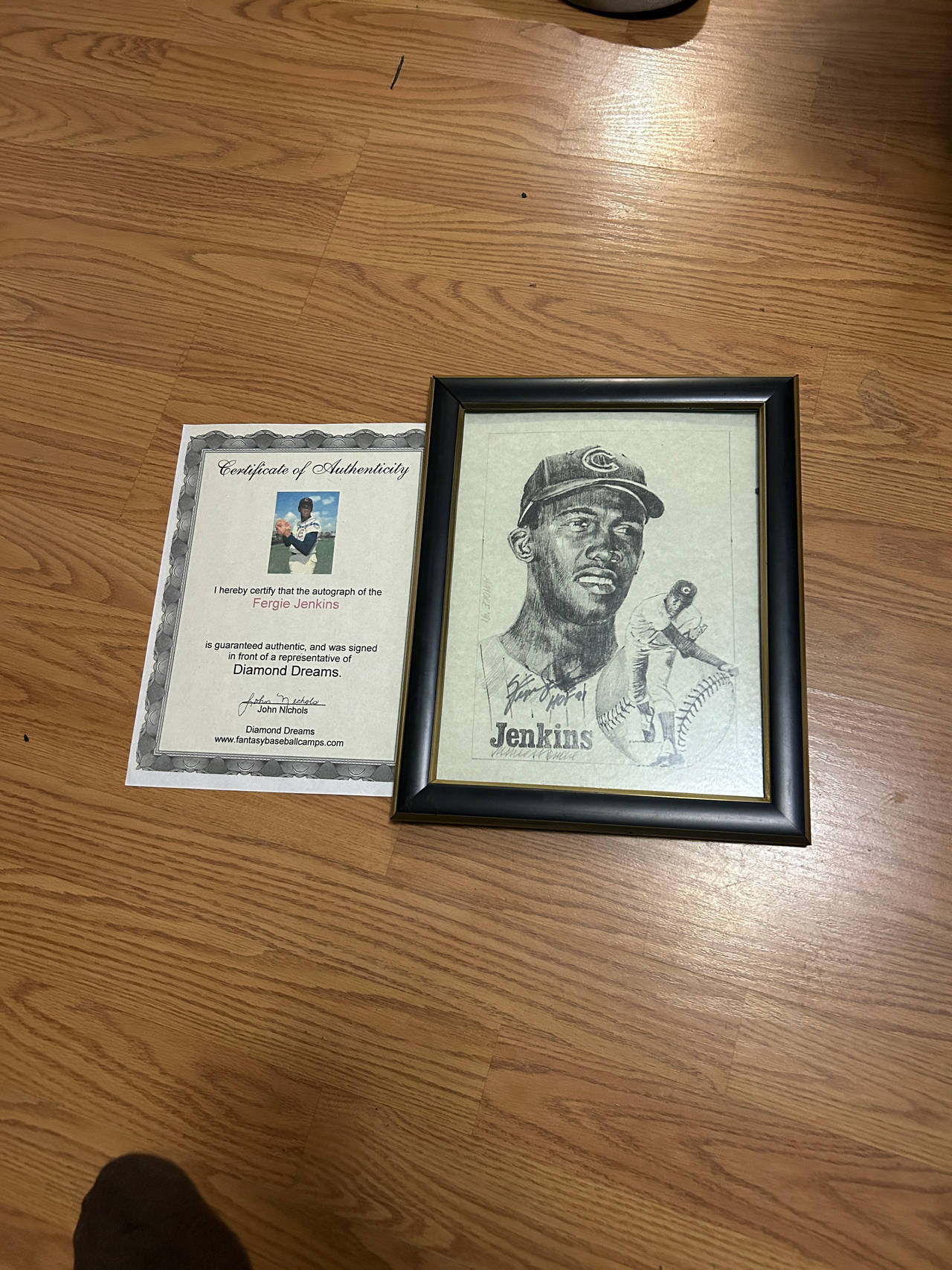 Fergie Jenkins Autographed Portrait