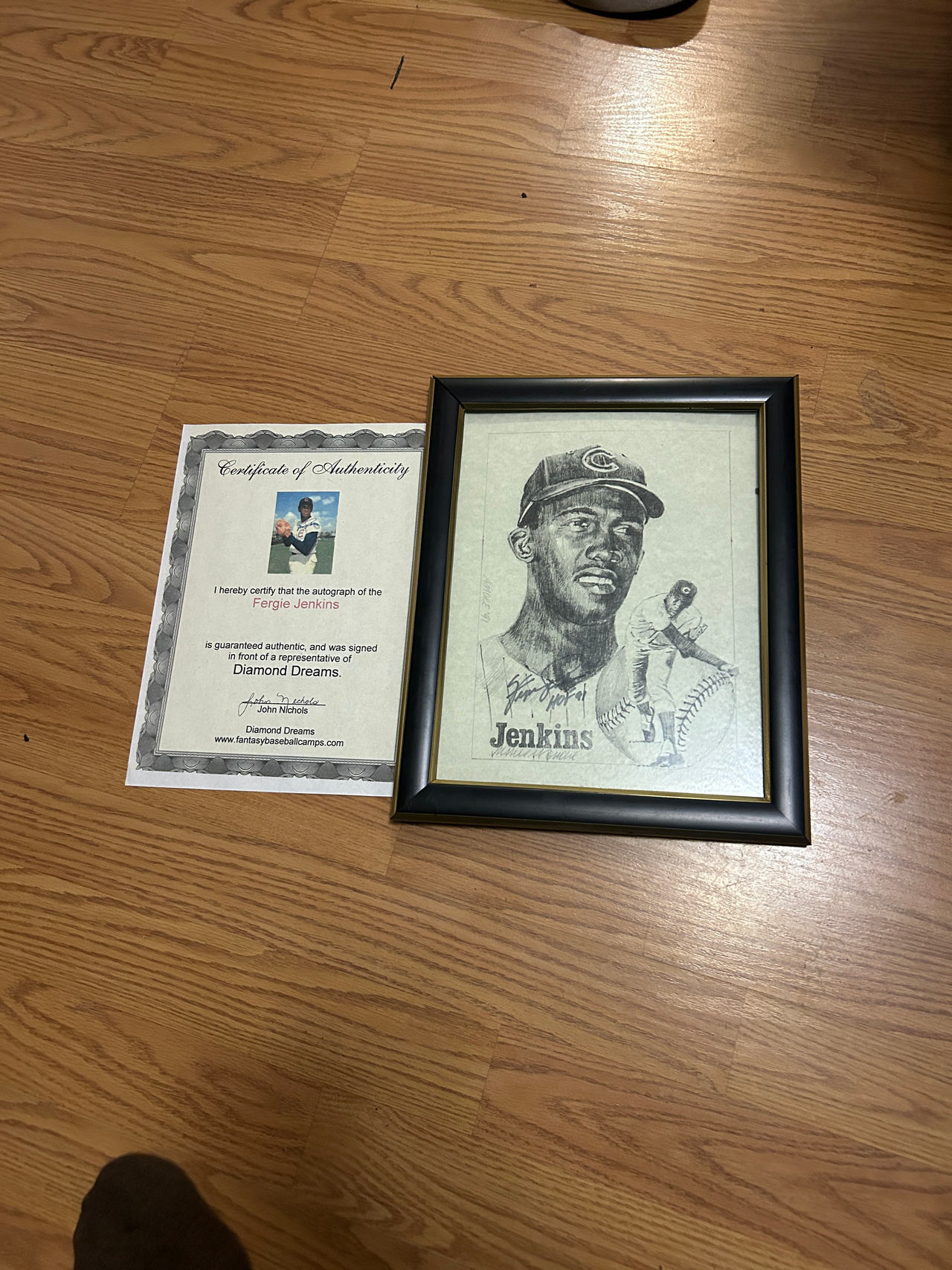 Fergie Jenkins Autographed Portrait