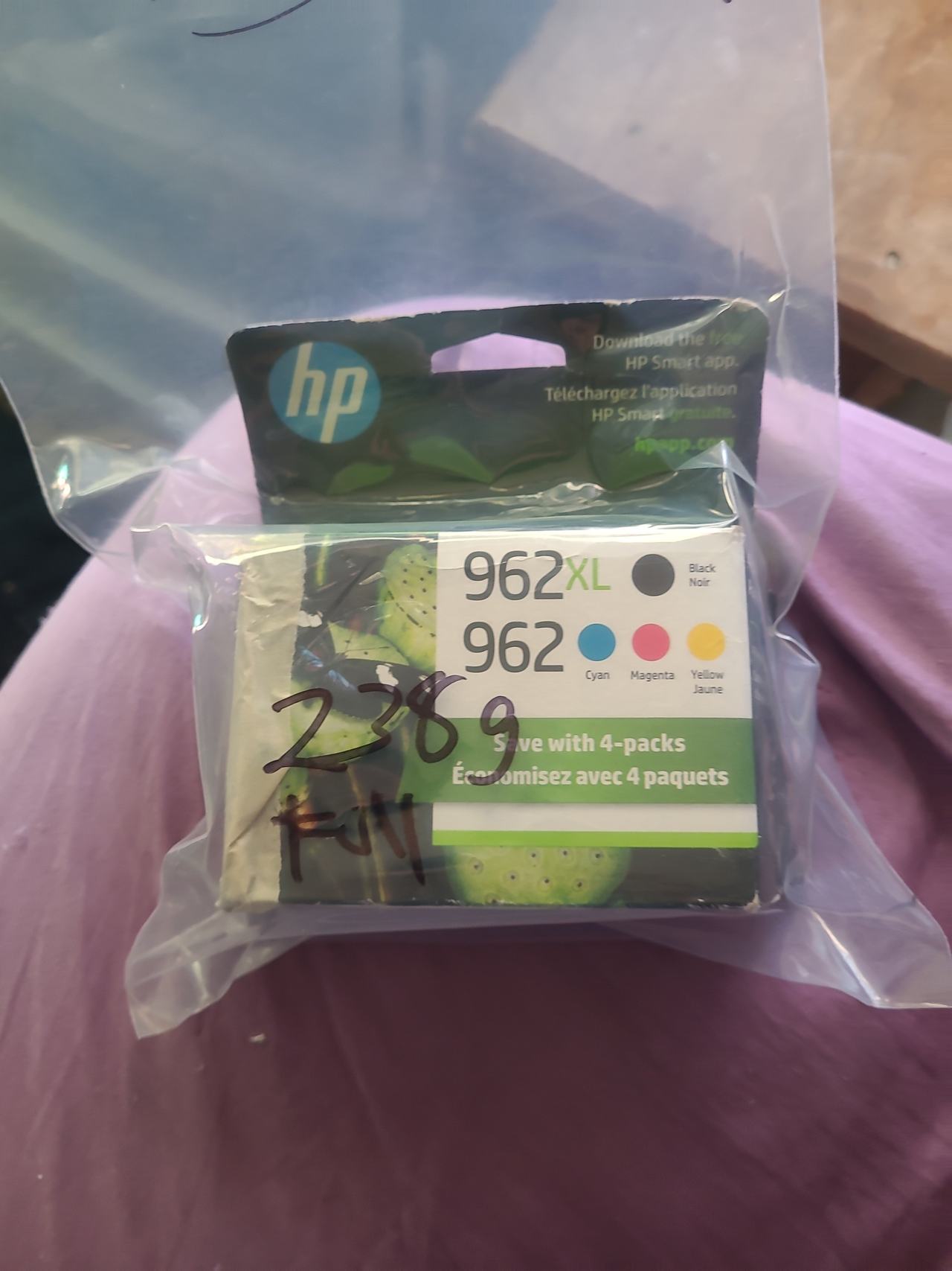 HP 962XL/962 4-Pack Ink Cartridges