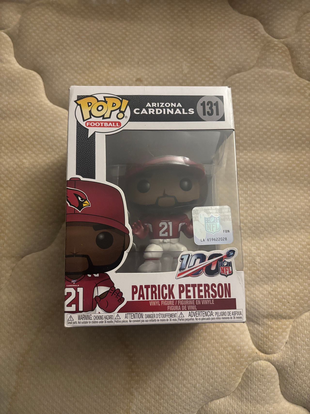 Funko Pop! NFL: Arizona Cardinals - Patrick Peterson