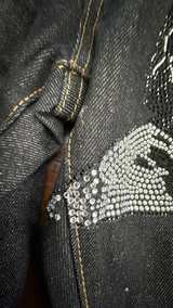 Kno Betta Benjamin Franklin Rhinestone Jeans 36x30 - Image 3