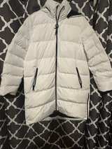 Karl Lagerfeld White Long Puffer Coat - Image 2