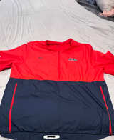 Nike Ole Miss Rebels Short Sleeve Quarter-Zip Windshirt - Image 1