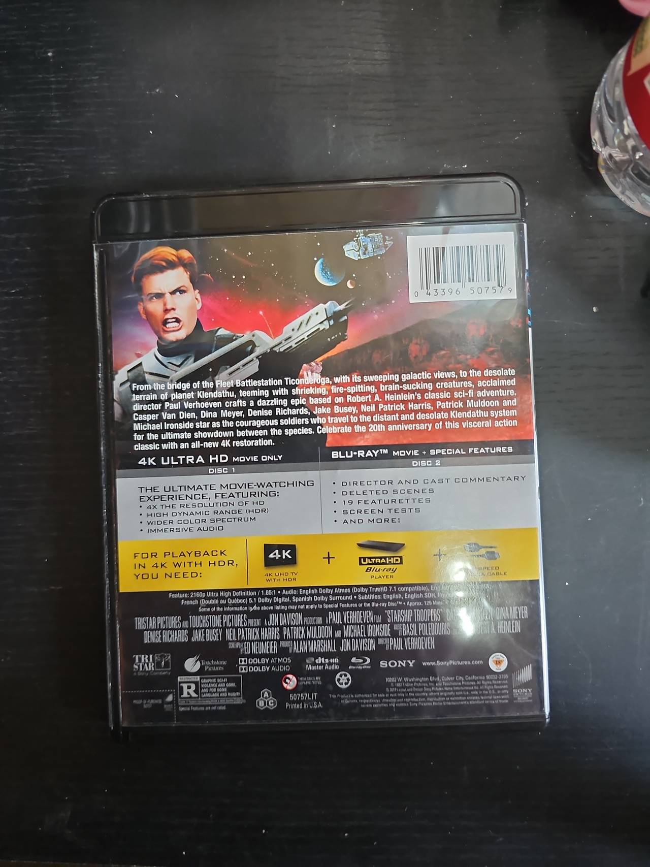 Starship Troopers 20th Anniversary 4K Ultra HD + Blu-ray