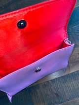 Juicy Couture Pink Crossbody Purse with Gold Chain Strap - Image 5