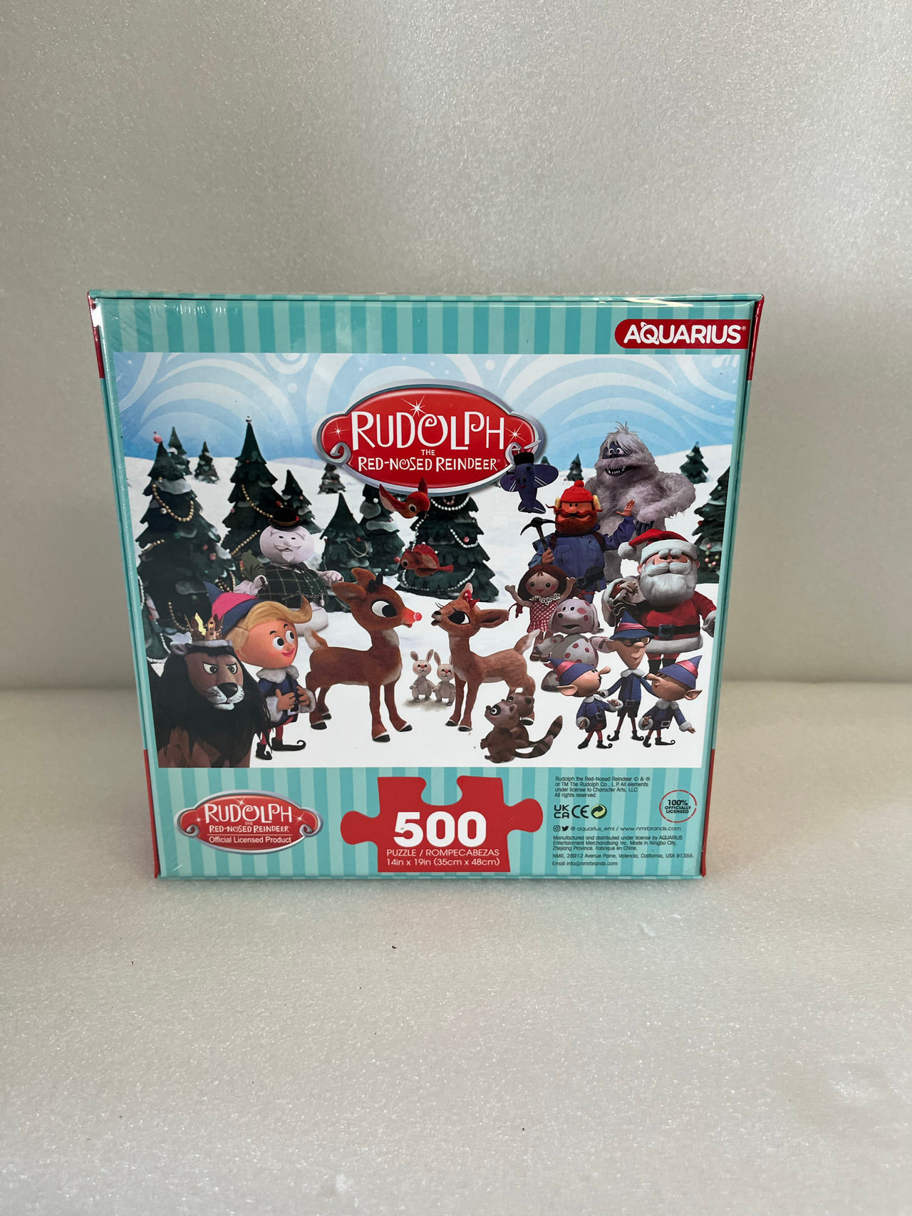 Aquarius Rudolph the Red-Nosed Reindeer 500 Piece Jigsaw Puzzle