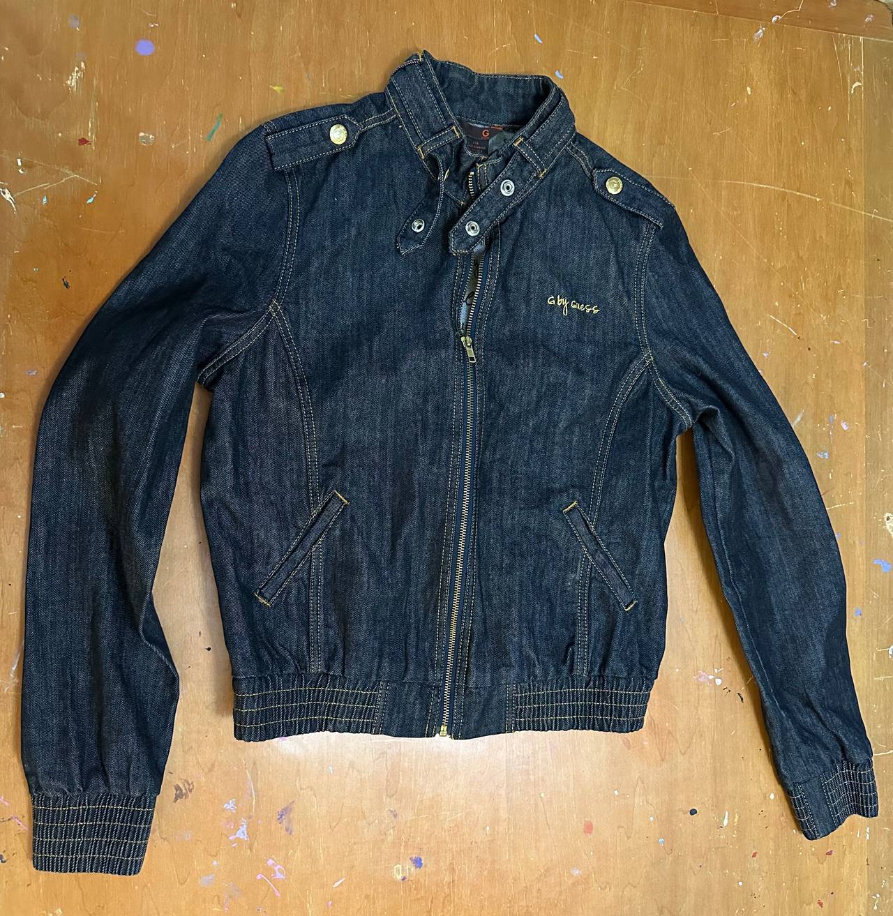 G by GUESS Denim Bomber Jacket