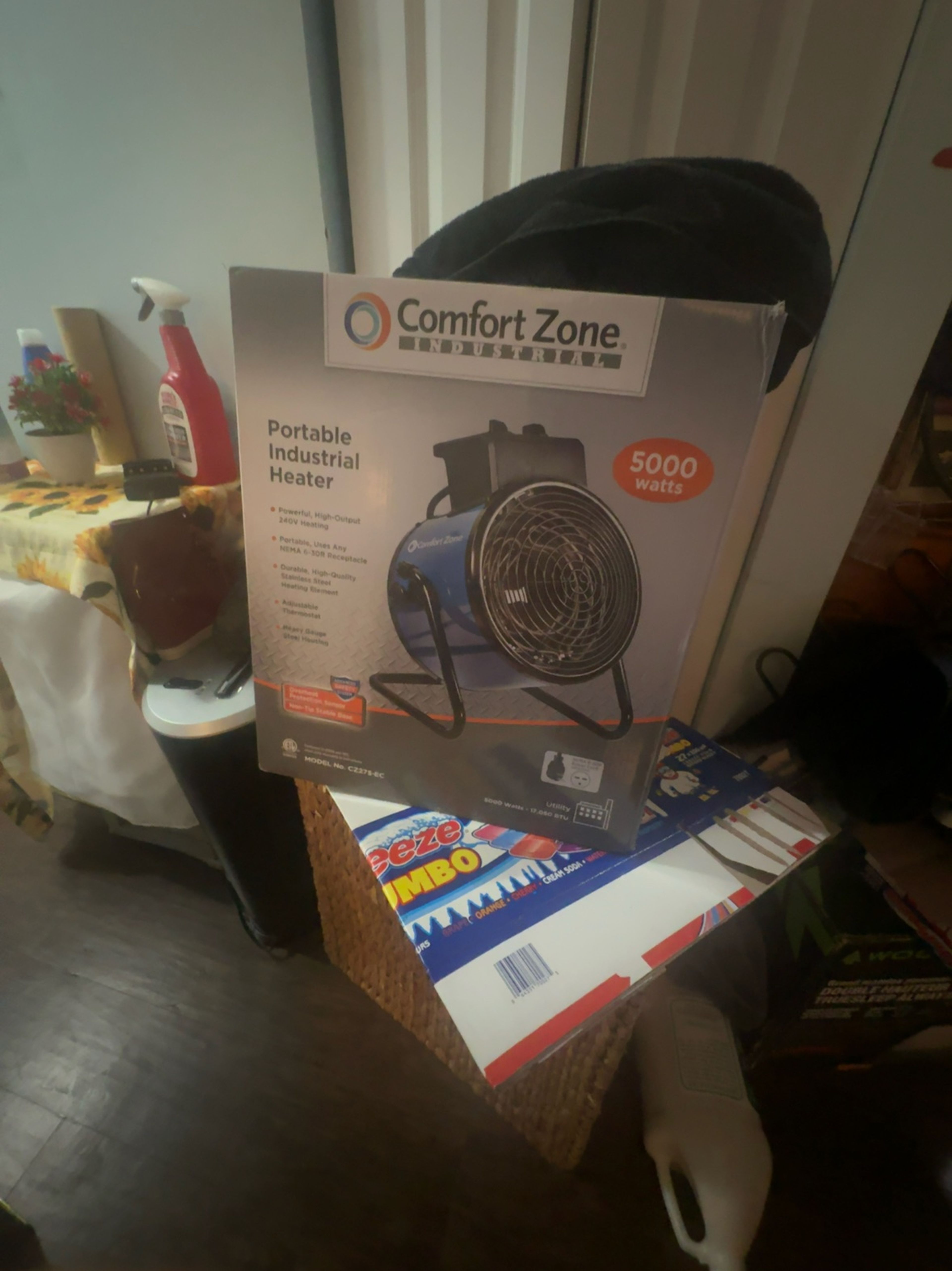 Brand New 5,000-Watt Portable Industrial Heater (CZ275-EC)