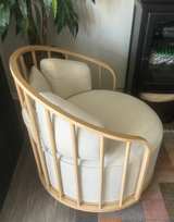 Threshold designed with Studio McGee Elroy Curved Back Accent Swivel Chair - Image 3